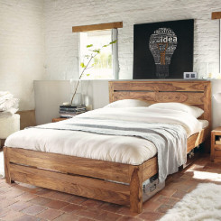 Łóżko drewniane 180x200 Ruby