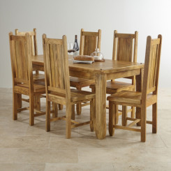 Jídelní stůl 140x90 z mangového dřeva Massive Home Patna Patna Jídelní stoly MER001-140