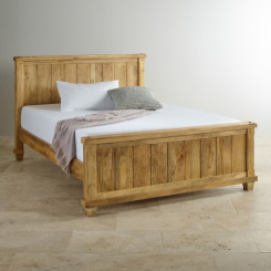 Podwójne łóżko z drewna...