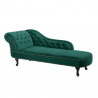 Zelený otoman Chesterfield samet  Sedací soupravy 39429
