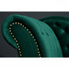 Zelený otoman Chesterfield samet  Sedací soupravy 39429