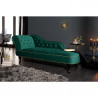 Zelený otoman Chesterfield samet  Sedací soupravy 39429