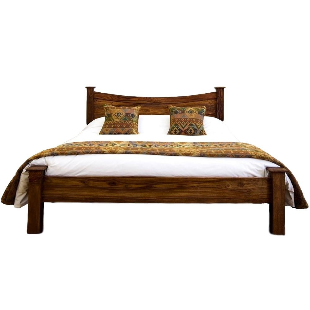 Dřevěná postel 90x200 z palisandrového dřeva Massive Home Irma III Irma Postele SCT325-90