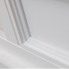 Bílá komoda z masivu Belluno Elegante 3D2S s bílou deskou Belluno Elegante Komody MHPL001BK