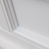 Bílá komoda z masivu Belluno Elegante 5S s bílou deskou Belluno Elegante Komody MHPL005BK