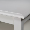 Belluno Elegante malý konferenční stolek z masivu bílý Belluno Elegante Konferenční stolky MHPL029BK