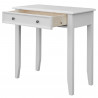 Belluno Elegante toaletní stolek z masivu bílý Belluno Elegante Konzolové stolky MH035BK