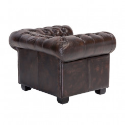 Křeslo Chesterfield hnědé z pravé kůže VÝPRODEJ Chesterfield Křesla MH004CHES