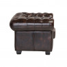 Křeslo Chesterfield hnědé z pravé kůže VÝPRODEJ Chesterfield Křesla MH004CHES