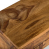 Nástěnná skříňka z masivního palisandru Barbados - VÝPRODEJ  Nástěnné skříňky MH033DW