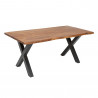 Jídelní stůl Mammut X 180x90 akát 3,5 cm  Jídelní stoly 38352