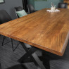 Jídelní stůl Mammut X 180x90 akát 3,5 cm  Jídelní stoly 38352