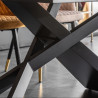 Rozkládací jídelní stůl Euphoria tmavý mramorový design  Jídelní stoly 40644