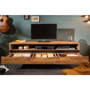 TV stolek Mammut 160 cm masiv akát  TV stolky a komody 39365