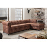 Pohovka Chesterfield VIII mikrovlákno - Pravý roh  Sedací soupravy 40610