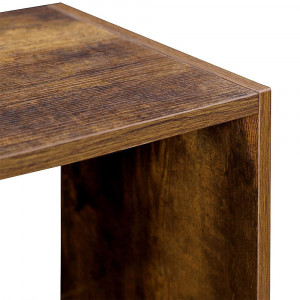 Hnědá knihovna VASAGLE s přihrádkami LBC52BX  Knihovny LBC52BX