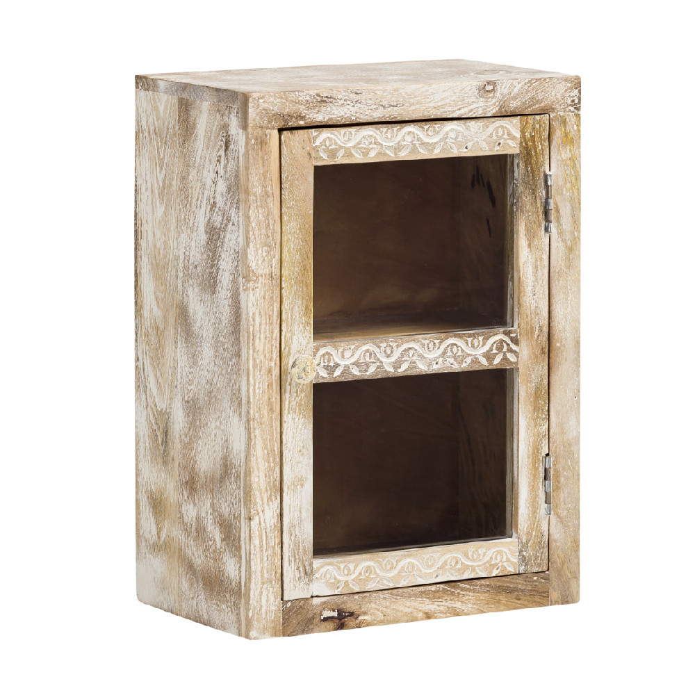 Nástěnná skříňka Sicilia masiv mango  Nástěnné skříňky MH713W