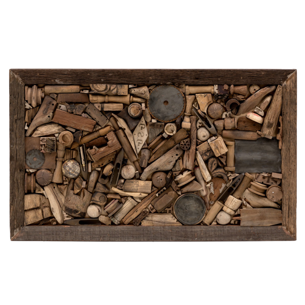 Dřevěný obraz Zanzibar 150x90 z masivu recyklované dřevo  Dekorace MH492W