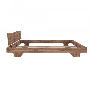 Dřevěná postel Samira kartáčovaný akát - výběr velikosti  Postele MH1259W