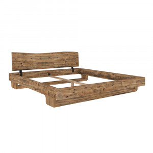 Dřevěná postel Samira recyklovaná borovice - výběr velikosti  Postele MH1261W