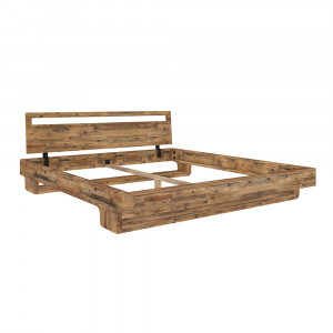 Dřevěná postel Fiora recyklovaná borovice - výběr velikosti  Postele MH1276W