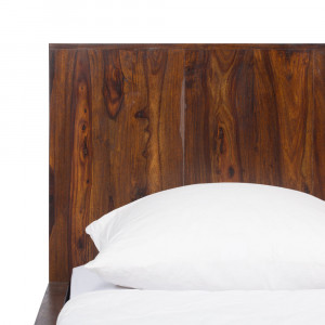 Dřevěná postel Singapur 180x200 hnědá masiv palisandr VÝPRODEJ  Postele MH1078W