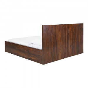 Dřevěná postel Singapur 180x200 hnědá masiv palisandr VÝPRODEJ  Postele MH1078W