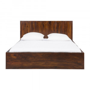 Dřevěná postel Singapur 180x200 hnědá masiv palisandr VÝPRODEJ  Postele MH1078W