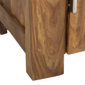 Vysoká koupelnová skříňka Stella masiv palisandr VÝPRODEJ  Koupelnové skříňky MH1180W