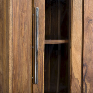 Vysoká koupelnová skříňka Stella masiv palisandr VÝPRODEJ  Koupelnové skříňky MH1180W