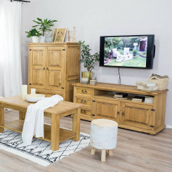 Dřevěný TV stolek Corona VII - výběr moření Corona TV stolky a komody MHRTV070