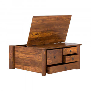 Dřevěná konferenční truhla se zásuvkami Marilyn masiv palisandr VÝPRODEJ Marilyn - Konferenční stolky A00001020W