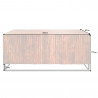 Komoda Relief Amazonas 160 cm masiv mango  Místnosti 40050