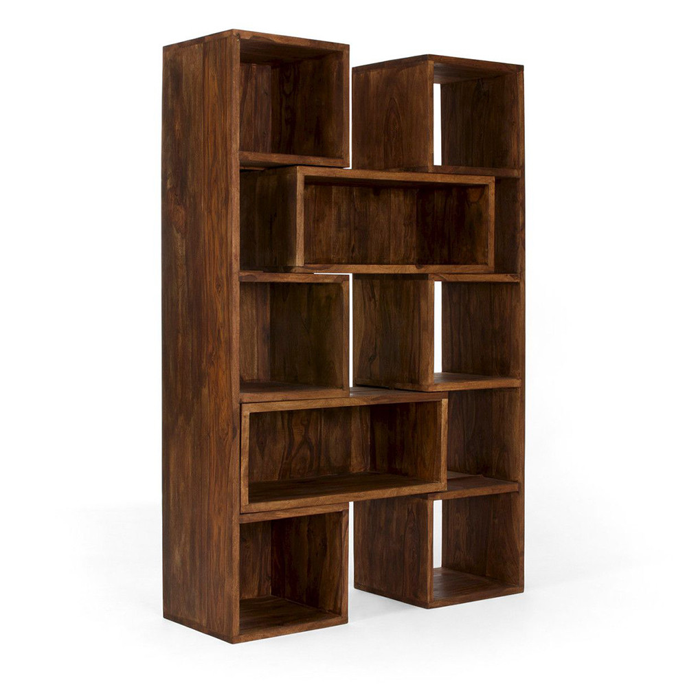 Dřevěný rozkládací regál Colette masiv palisandr VÝPRODEJ  Regály A00001041W