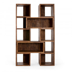 Dřevěný rozkládací regál Colette masiv palisandr VÝPRODEJ  Regály A00001041W