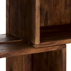 Dřevěný rozkládací regál Colette masiv palisandr VÝPRODEJ  Regály A00001041W