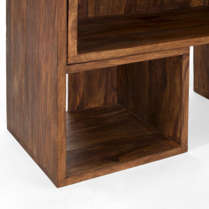 Dřevěný rozkládací regál Colette masiv palisandr VÝPRODEJ  Regály A00001041W