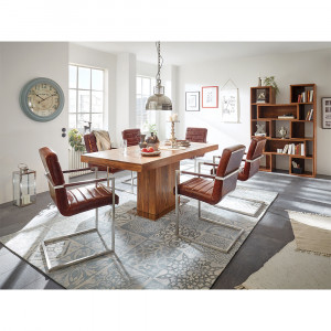 Dřevěný rozkládací regál Colette masiv palisandr VÝPRODEJ  Regály A00001041W