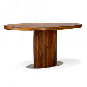 Dřevěný oválný jídelní stůl Colette masiv palisandr  Jídelní stoly MH1187W
