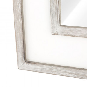 Nástěnné zrcadlo Rosemary bílé - VÝPRODEJ  Zrcadla MH0989W