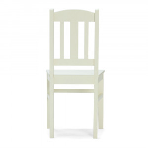 Bílá jídelní židle Catalina masiv borovice  Jídelní židle MH1390W