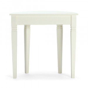 Bílý konzolový stolek 80 cm Catalina masiv borovice  Konzolové stolky MH1391W