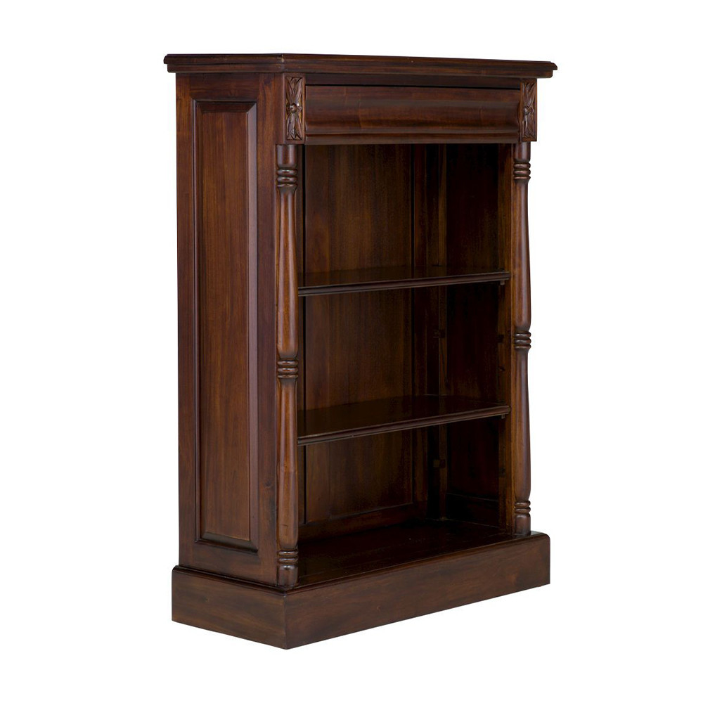 Anglická dřevěná knihovna Windsor 120 cm mahagon Windsor Knihovny A00000932