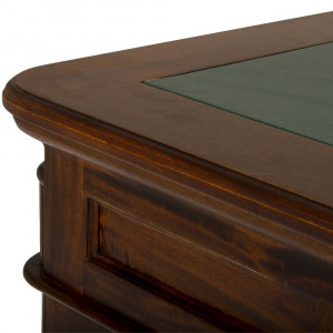 Psací stůl Windsor 180 cm zelená kůže masiv mahagon Windsor Pracovní a psací stoly MH0936W