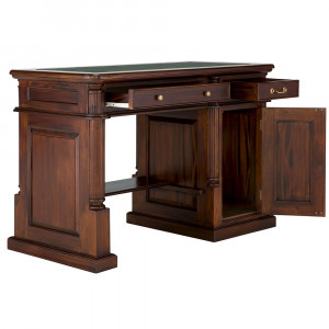 Psací stůl Windsor hnědý masiv mahagon Windsor Pracovní a psací stoly MH0938W