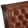 Anglické kancelářské křeslo kožené Windsor mahagon Windsor Kancelářské židle MH0944W