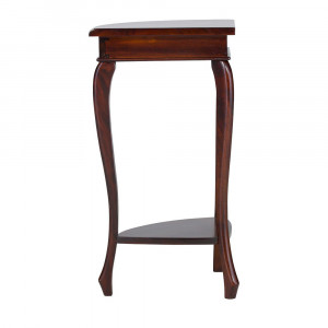 Rohový konzolový stolek Windsor hnědý masiv mahagon Windsor Toaletní stolky MH0949W