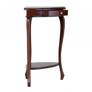 Rohový konzolový stolek Windsor hnědý masiv mahagon Windsor Toaletní stolky MH0949W