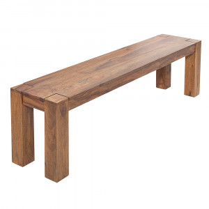 Dřevěná lavice Mindy 140 cm hnědá Mindy Lavice MH155210