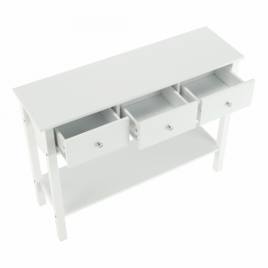Bílý konzolový stolek Ester III Increda Toaletní stolky MH2516950